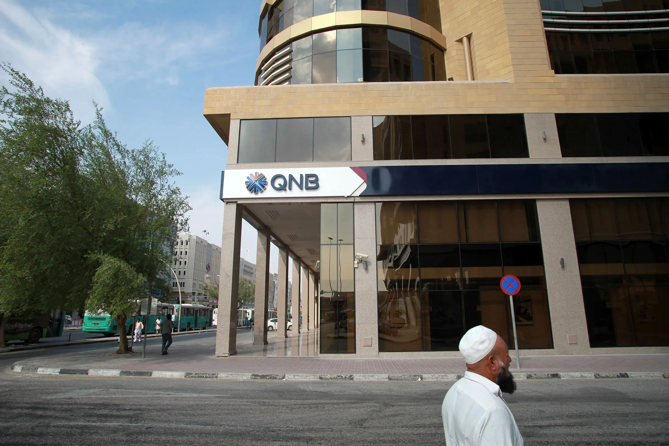 Qatar National Bank SAQ (QNB) in Doha, Qatar, on Nov. 22, 2012.
