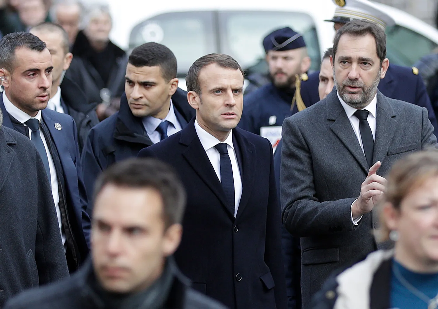 Emmanuel Macron in Paris on Dec. 2