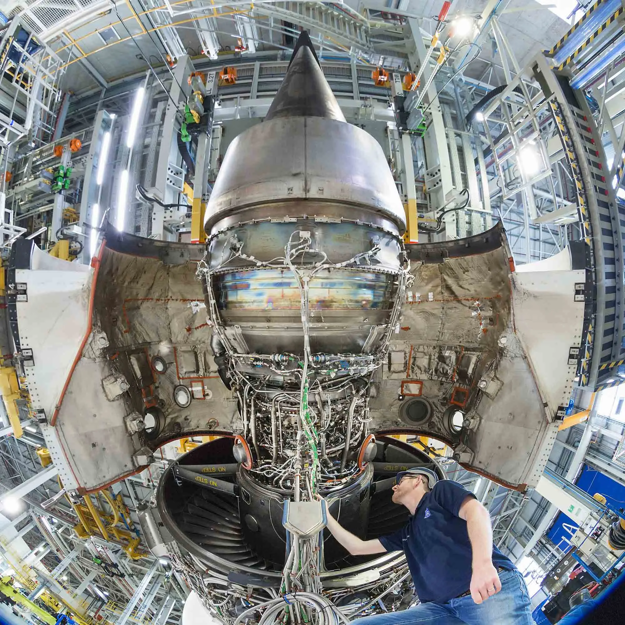 A Rolls-Royce ALECSys demonstrator engine ran with 100% SAF fuel last year.