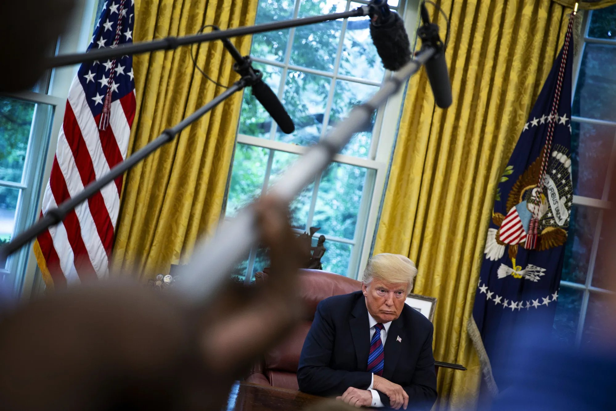 Trump’s phone call with President Enrique Pena Nieto to announce the trade deal.