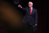 Former Vice President Mike Pence Addresses A Stanford College Republicans Forum