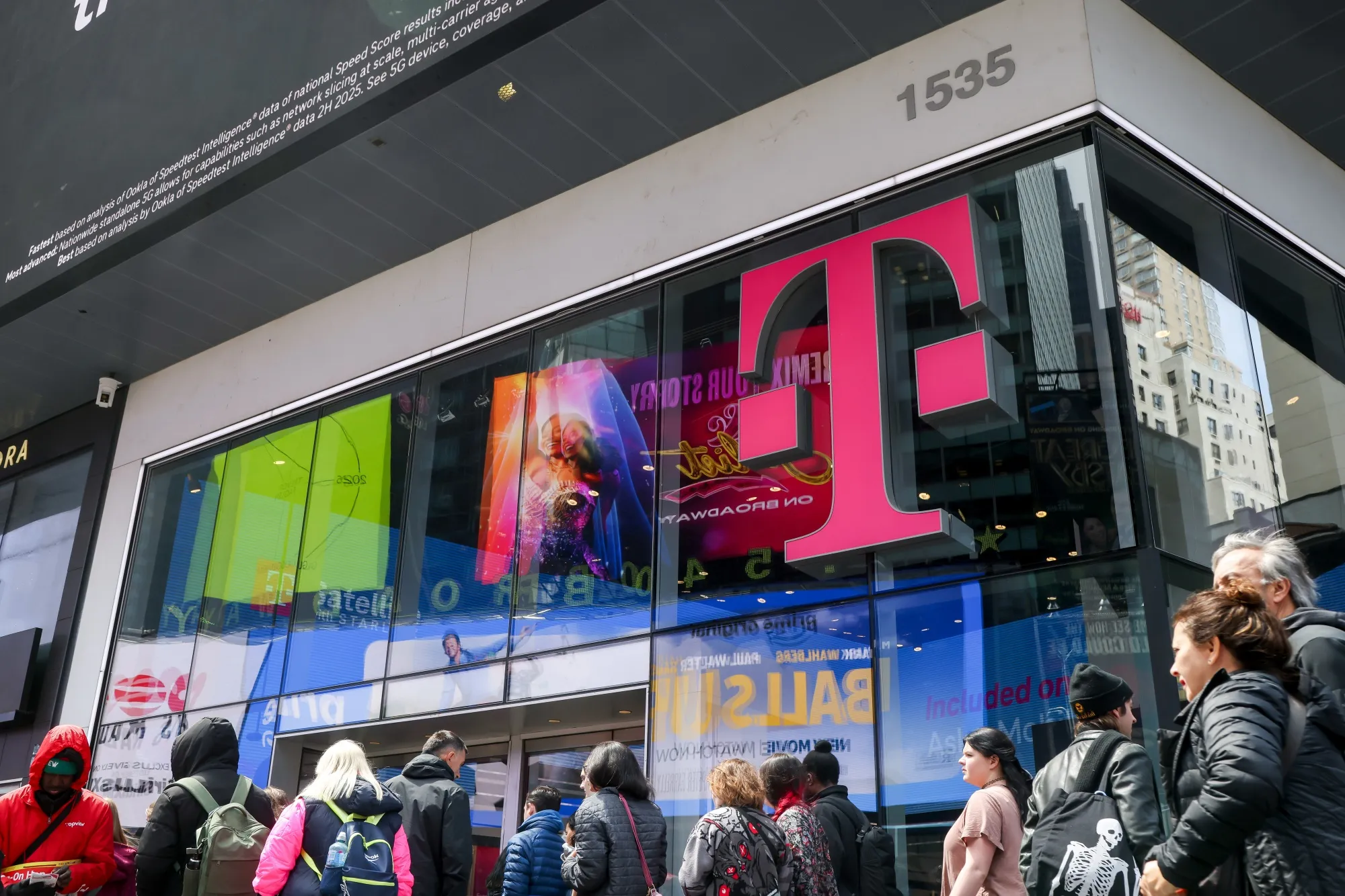 A T-Mobile store in New York.