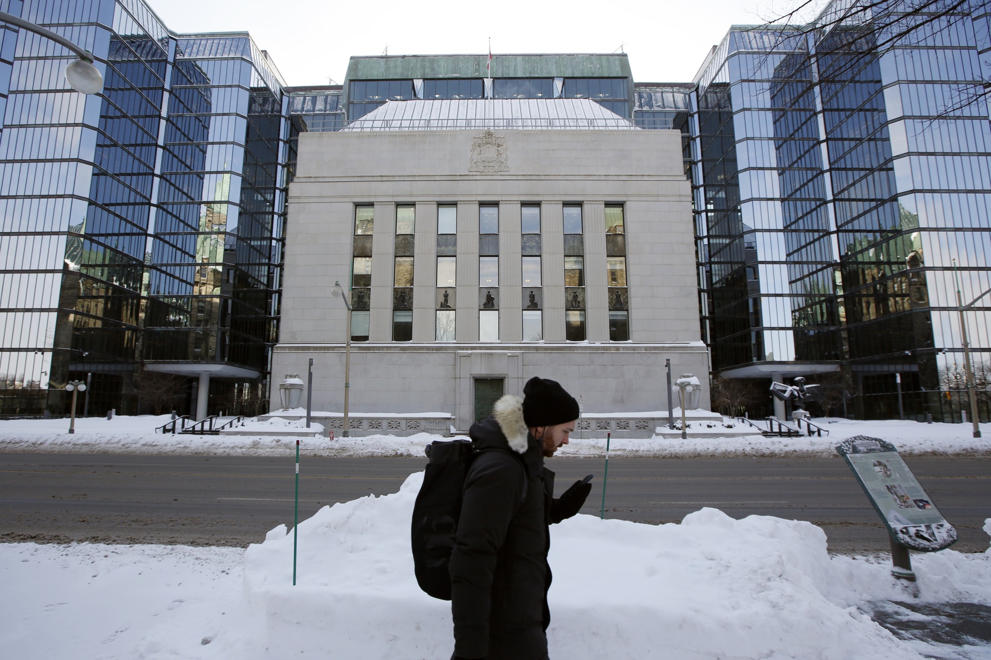 The Bank of Canada building in Ottawa. Photographer: David Kawai/Bloomberg