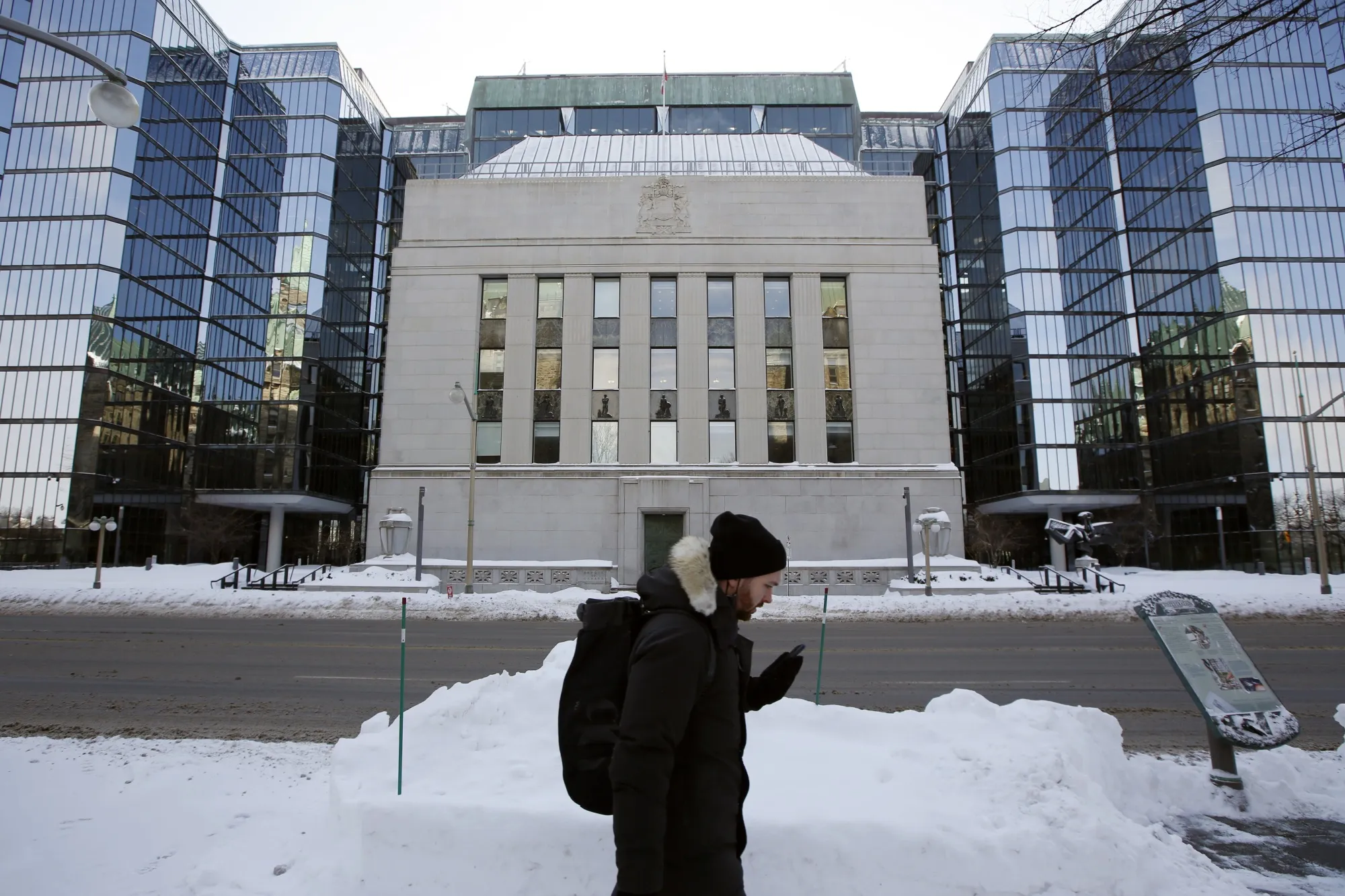 The Bank of Canada building in Ottawa.