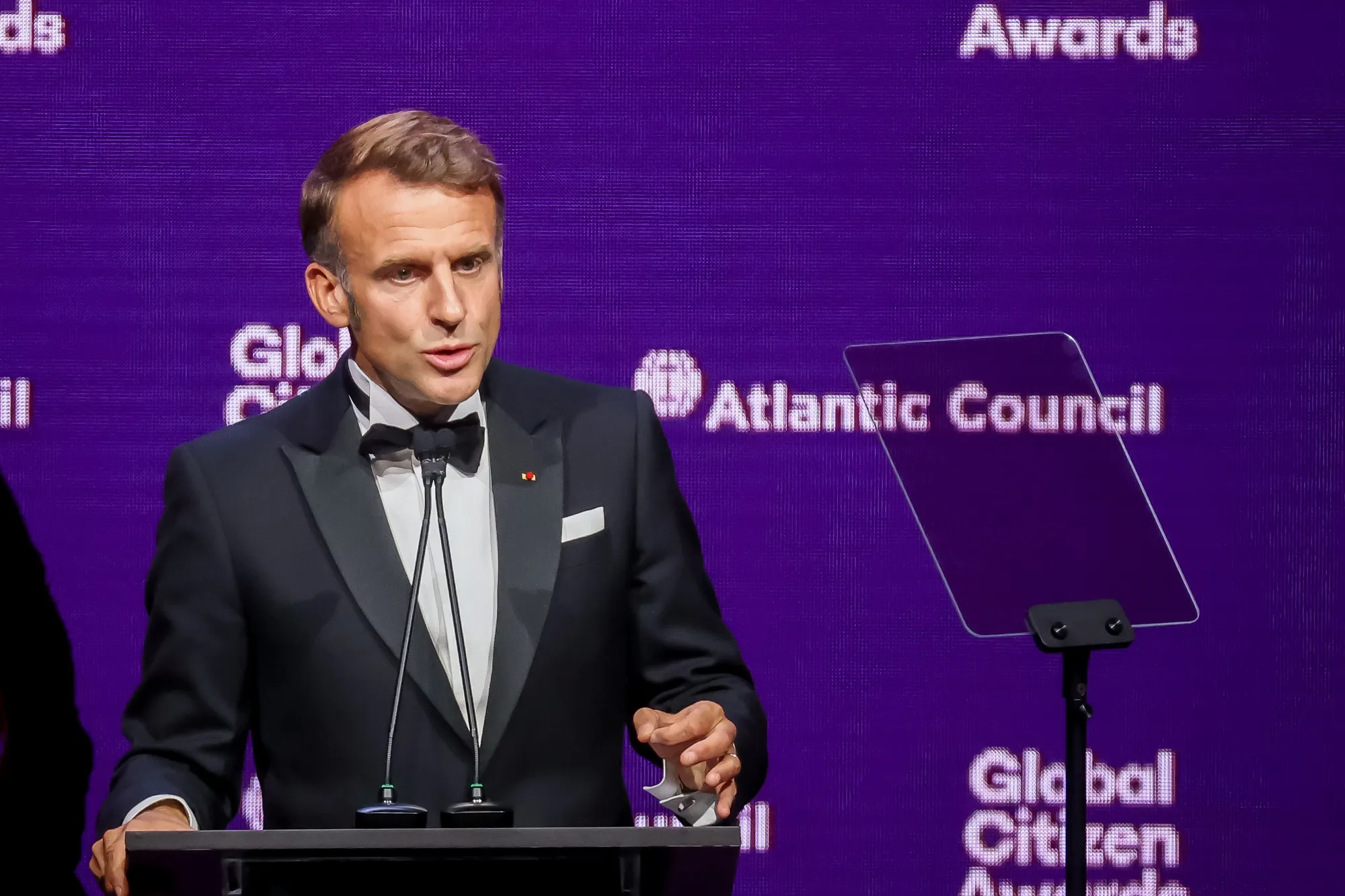 Emmanuel Macron, France's president. Running out of options.