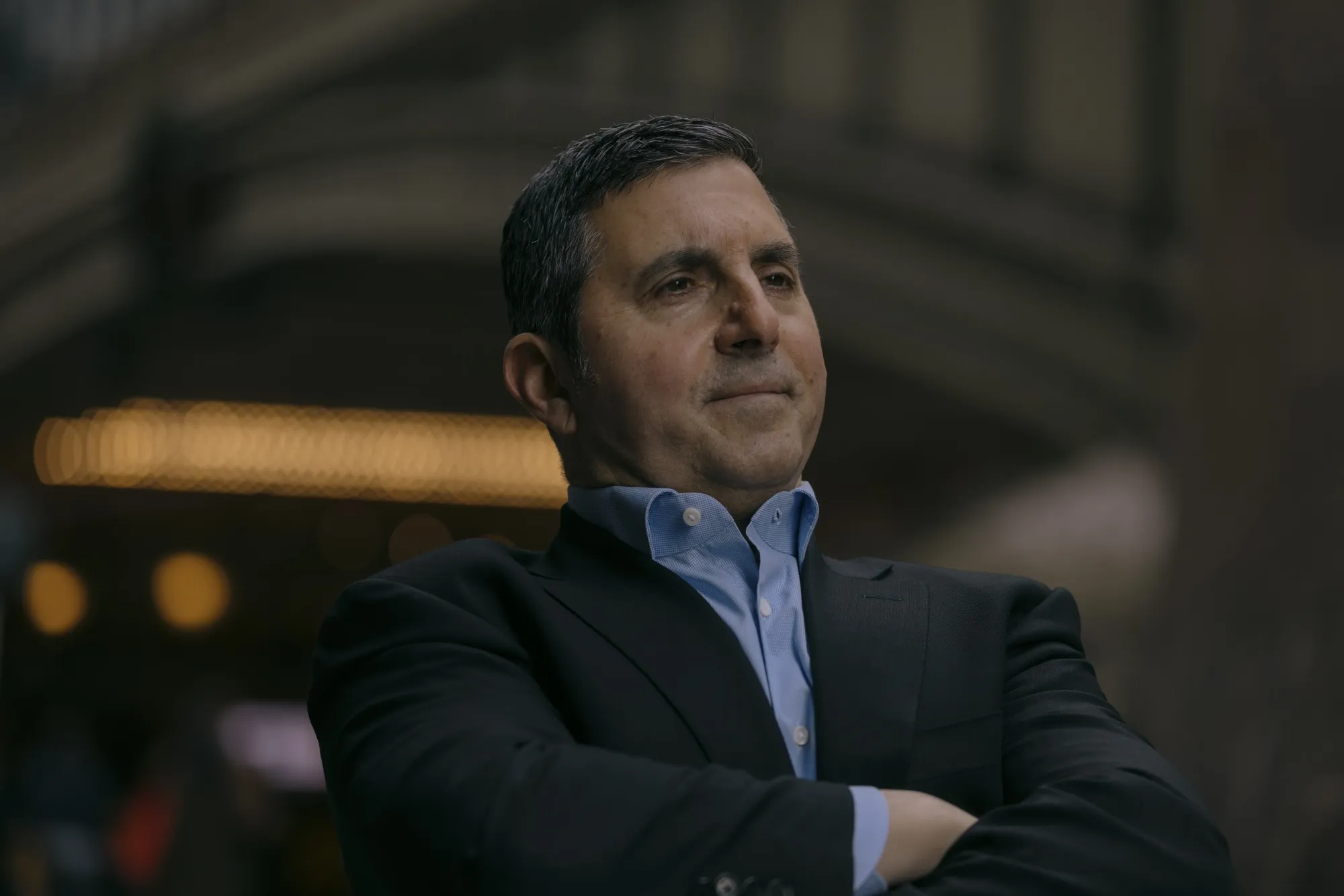 Mike Mayo, head of US large-cap bank research for Wells Fargo Securities LLC, in New York, US, on Wednesday, Jan. 3, 2024. The analyst has won fans sparring with bank leaders who see him as a grandstander.
