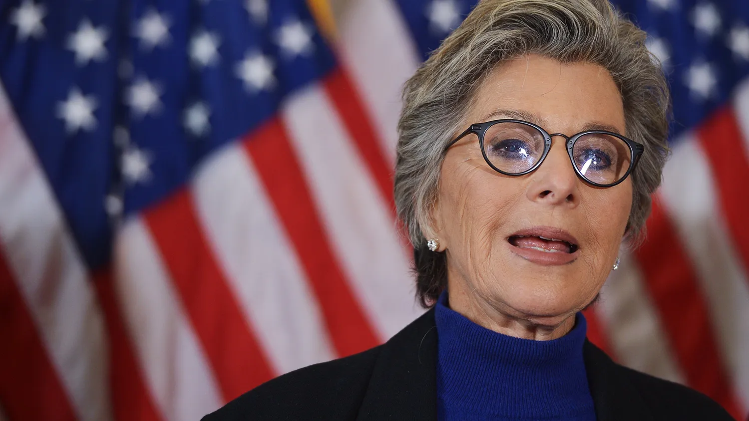 Senator Barbara Boxer, D-CA, speaks during a press conference calling for the creation of an independent military justice system for deal with sexual harassment and assault in the military, in the Russell Senate Office Building on Capitol Hill in Washington, DC on February 6, 2014.
