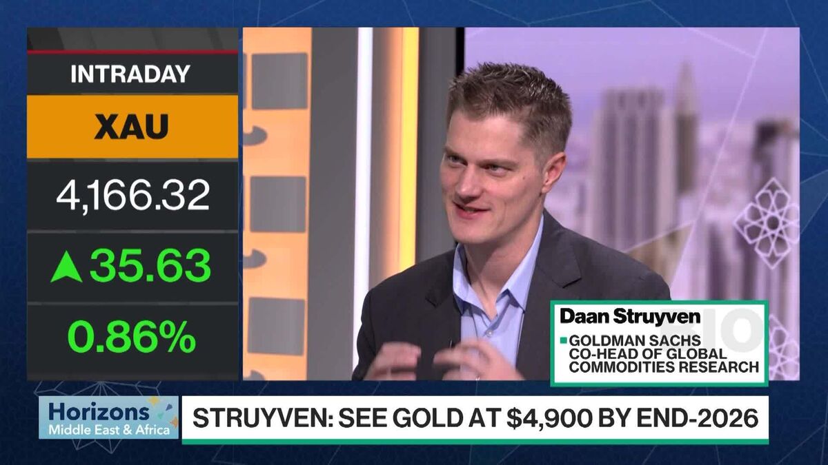 Goldman Sachs Sees Gold Rising Almost 20% in 2026 Goldman Sachs Sees Gold Rising Almost 20% in 2026