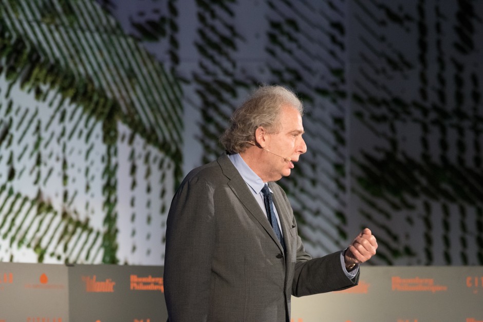 Ricky Burdett speaks at the CityLab 2016 summit in Miami.