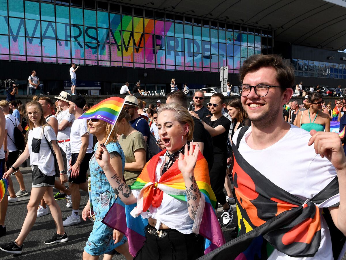 U.S. ambassador marches in Warsaw Pride parade as conservative government  pushes anti-LGBTQ+ stance