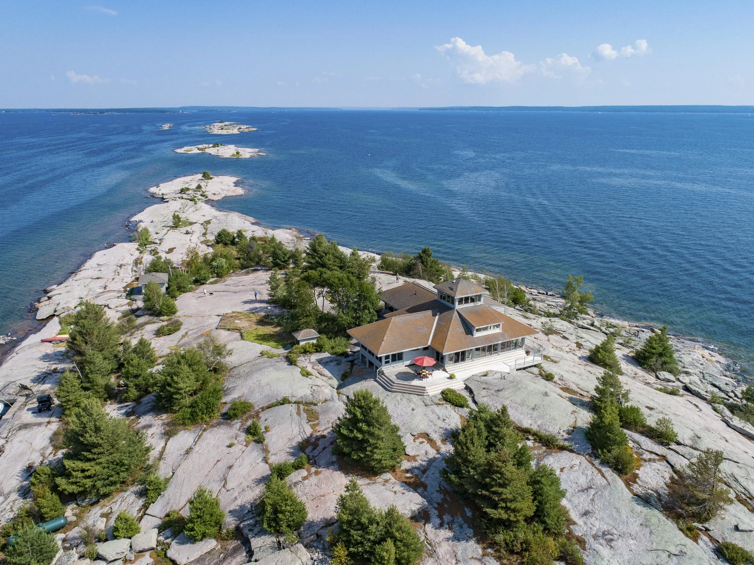 Solar-powered Eshpabekong Island, north of Toronto, could be yours.