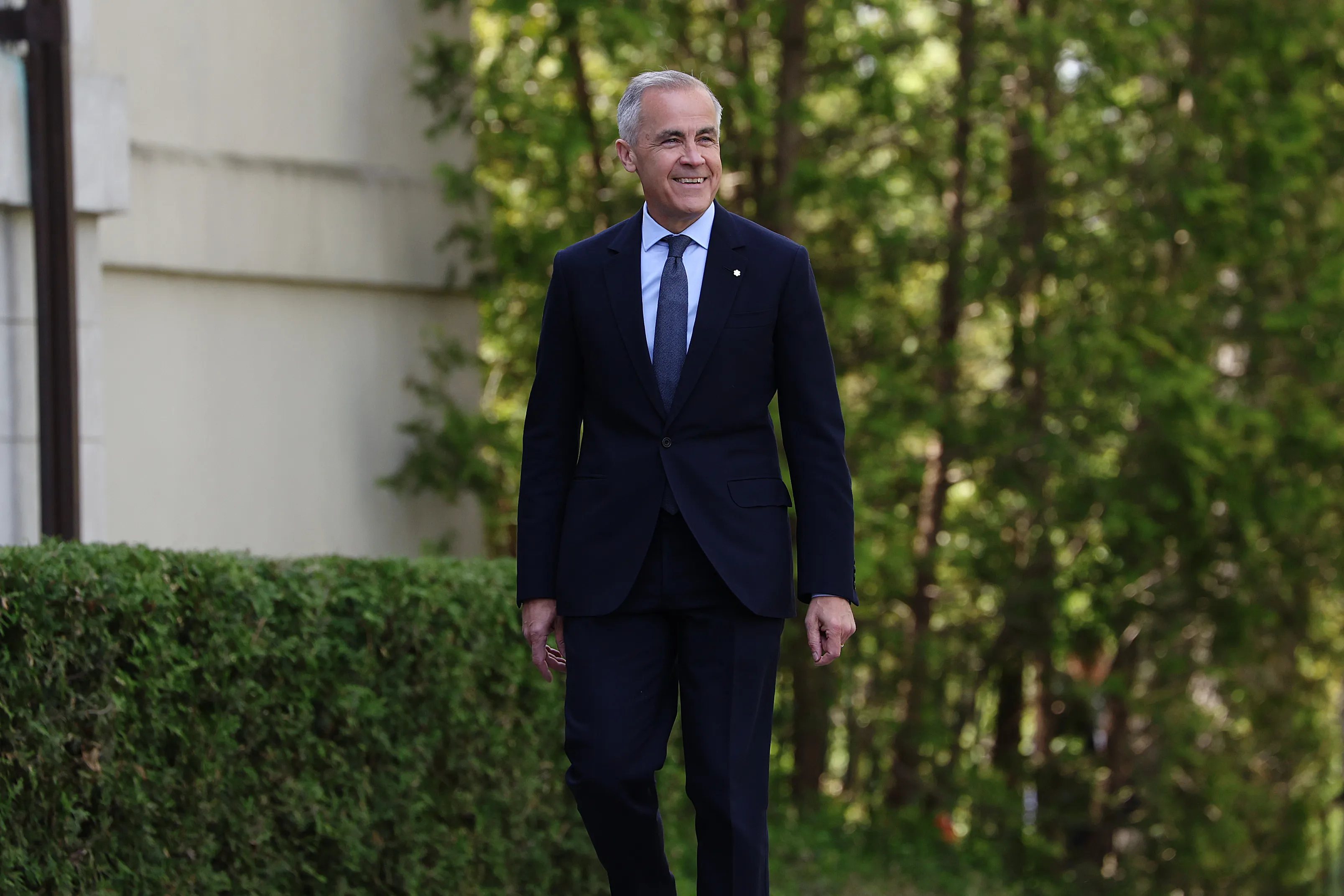 Mark Carney, Canada's prime minister, arrives for a swearing-in ceremony at Rideau Hall in Ottawa, Ontario, Canada, on Tuesday, May 13, 2025.&nbsp;