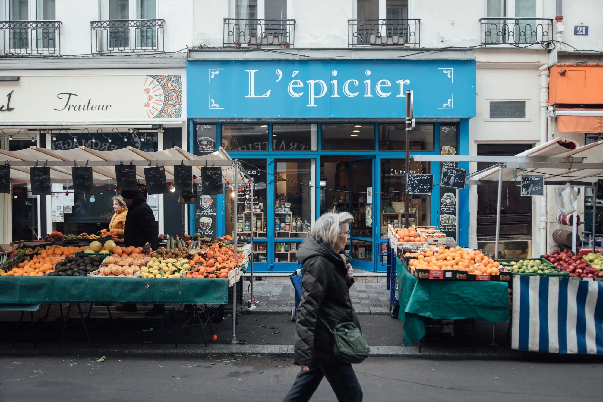 Bauveau Market in Paris.