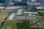 A rendering of a data center campus in Saline Township, Michigan.