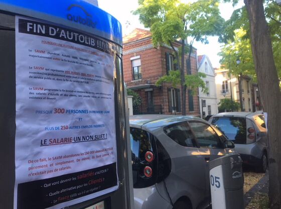 Paris Pulls Plug on Electric Car Service After Bike Debacle