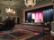 The Trianon Ballroom at the New York Hilton Midtown is staged for Donald Trump’s speech tomorrow where he will announce his vice presidential candidate at 11 a.m.