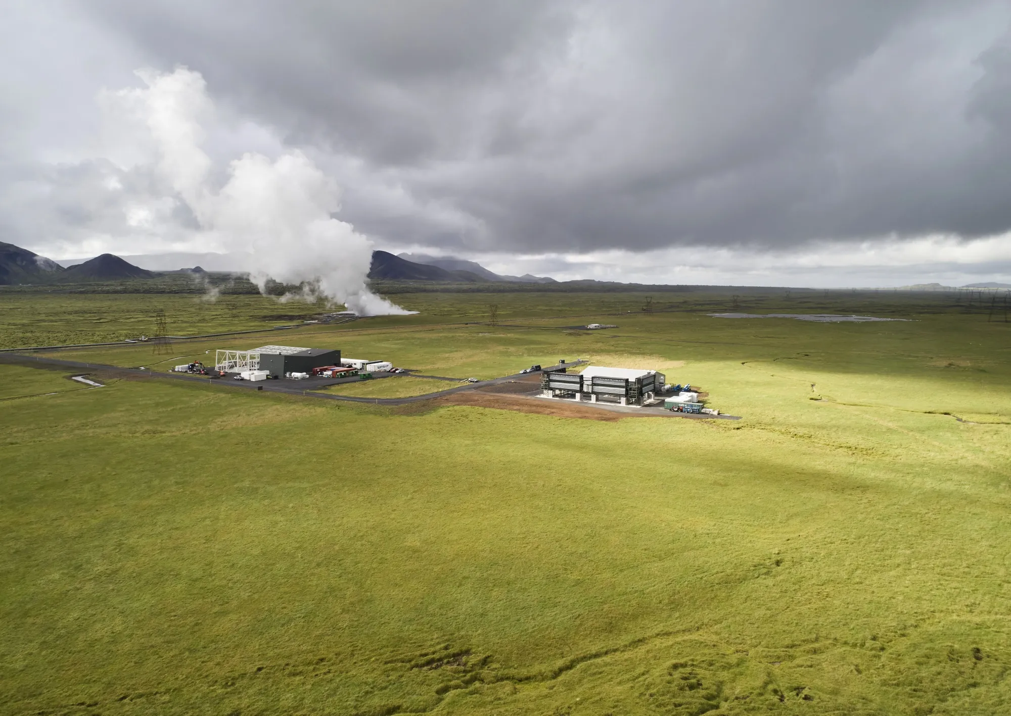 The “Orca”&nbsp;direct air capture and storage facility&nbsp;operated by Climeworks AG, in Hellisheidi, Iceland. Stripe Inc. has supported Climeworks’ carbon removal technology.&nbsp;