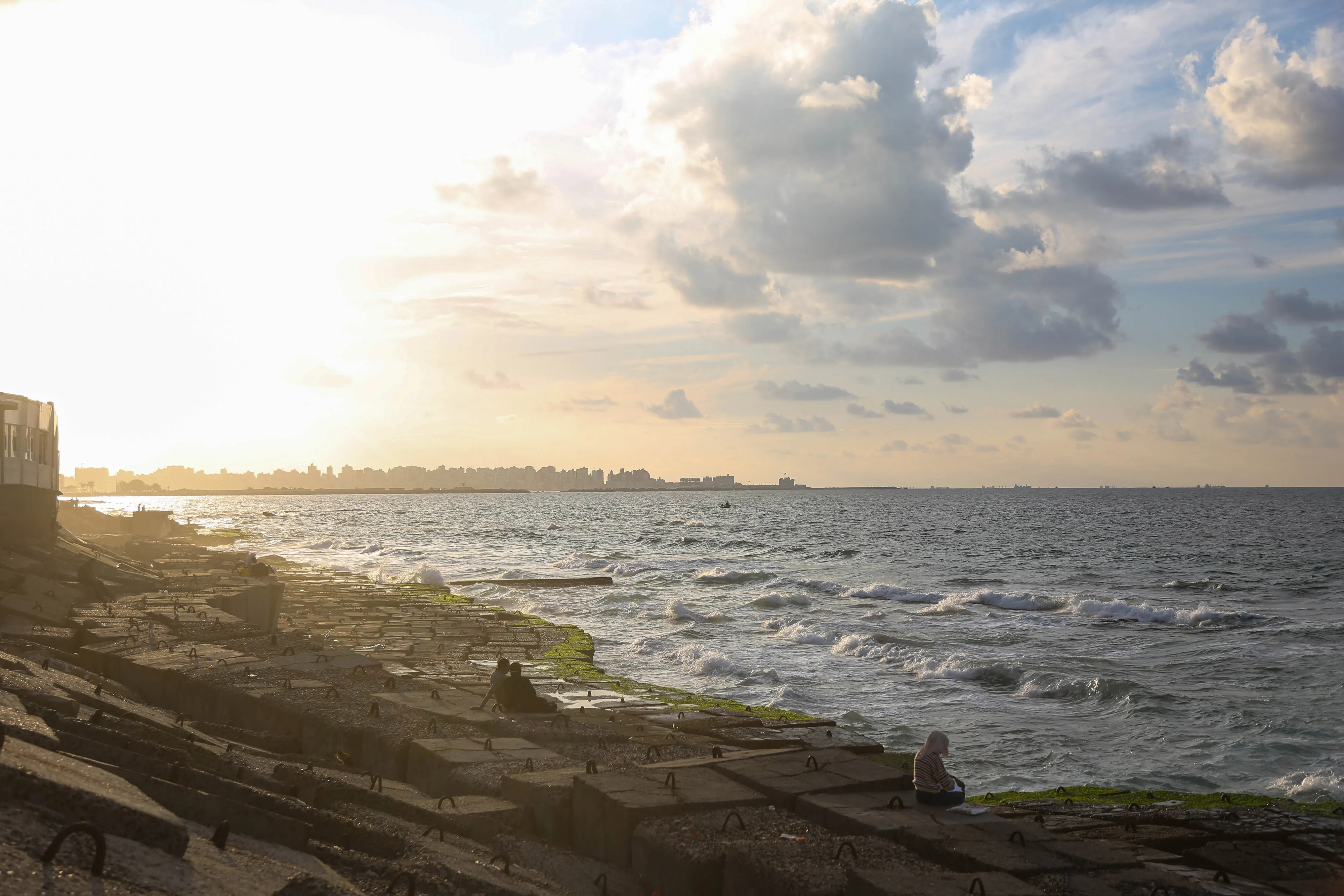 Egypt is almost completely covered in desert and faces the specter of rising seas.