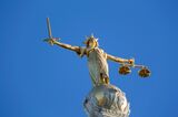 Lady Justice on top of Old Bailey