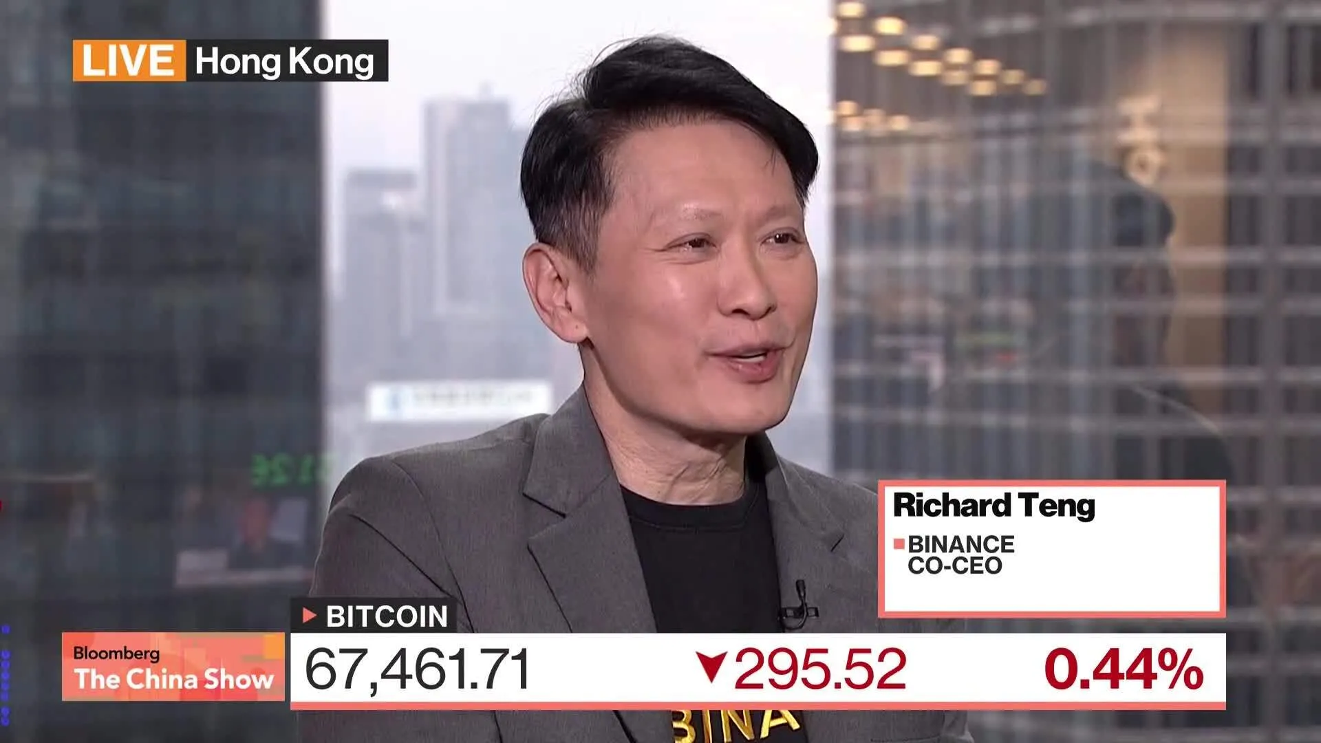 Watch Binance Pushes Back Against Blame Over October Crash - Bloomberg