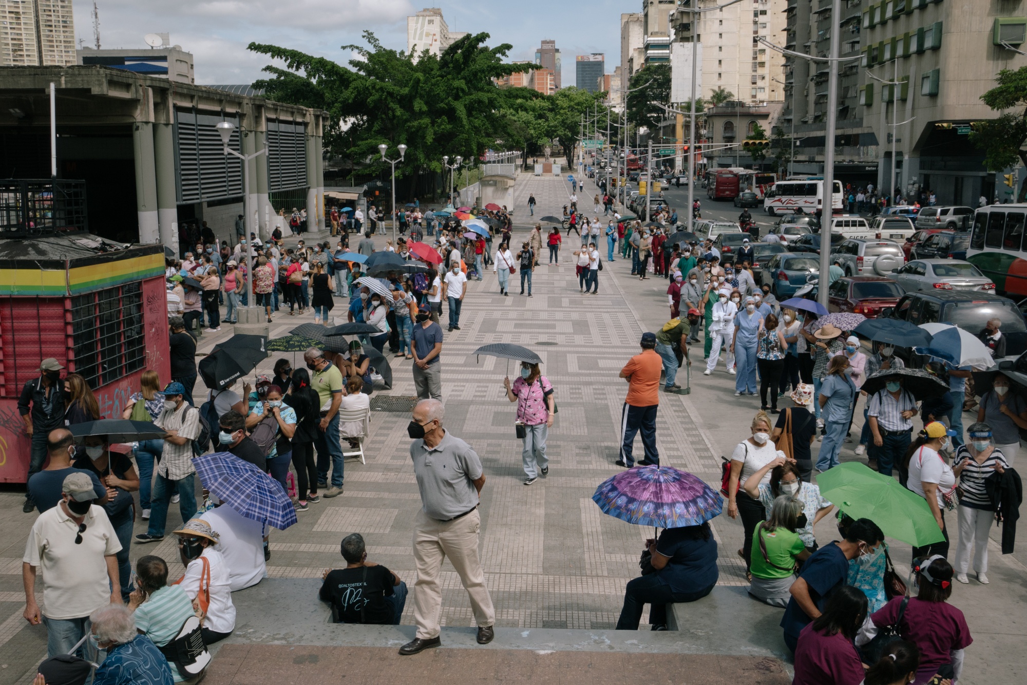 Less than 2% of Venezuelans have received a single Covid vaccine dose.