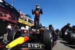 Max Verstappen celebrates after winning&nbsp;the F1 Grand Prix of France at Circuit Paul Ricard in Le Castellet, France, on July 24.