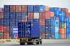 Shipping containers are seen at the port in Qingdao, in China's eastern Shandong province on April 6, 2018. - China said on April 6 it is ready to pay "any cost" in a trade war after US President Donald Trump threatened an additional 100 billion USD in tit-for-tat tariffs on Beijing. (Photo by - / AFP) / China OUT (Photo credit should read -/AFP/Getty Images)