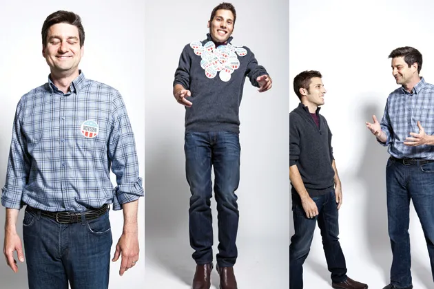 From left, Votizen co-founders David Binetti and Jason Putorti