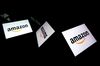 This illustration picture shows the US online retail giant Amazon logo.