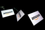 This illustration picture shows the US online retail giant Amazon logo.