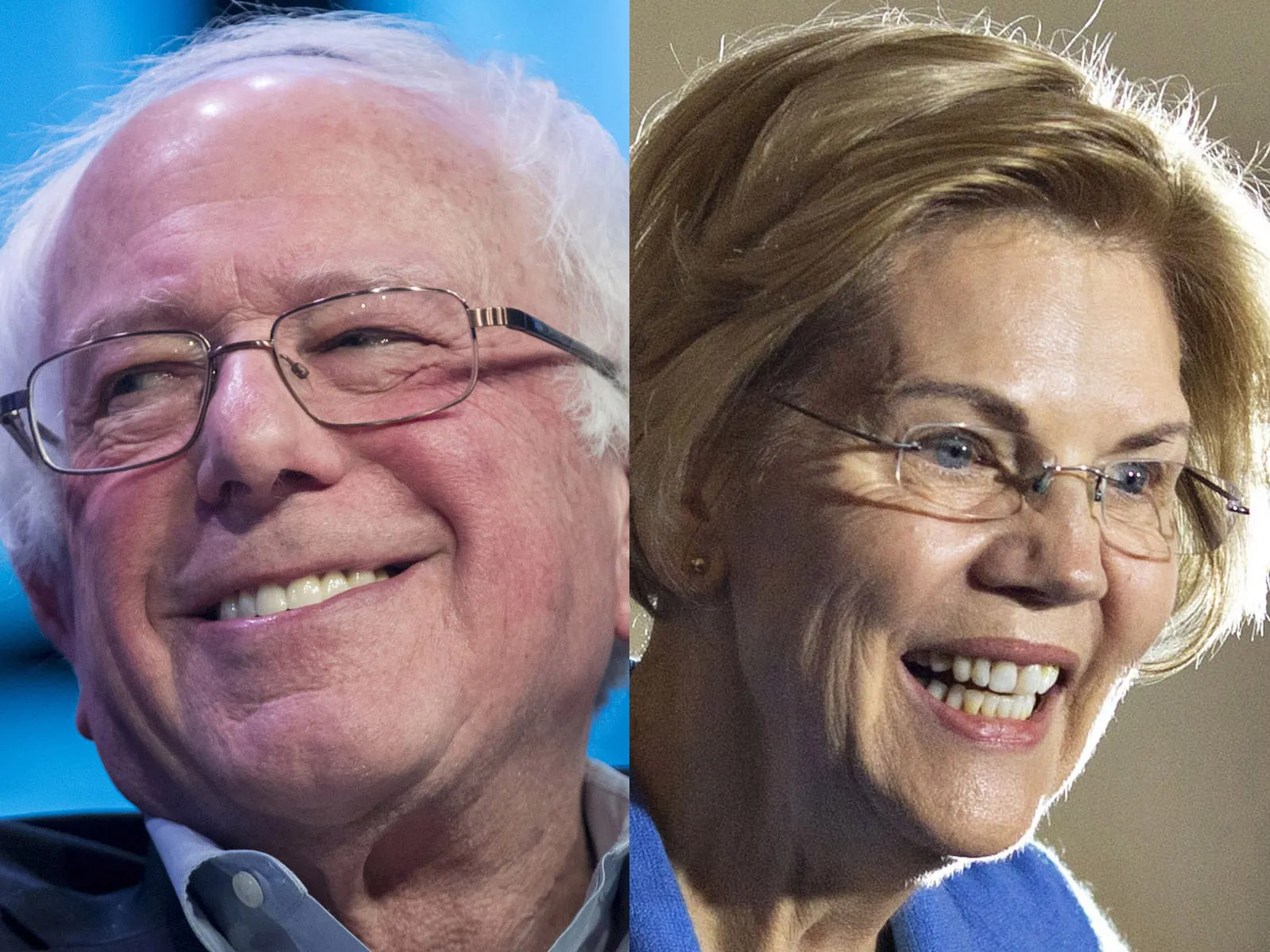 Bernie Sanders and&nbsp;Elizabeth Warren