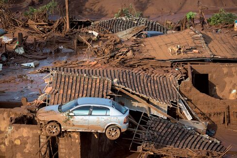 The devastation in Bento Rodrigues.