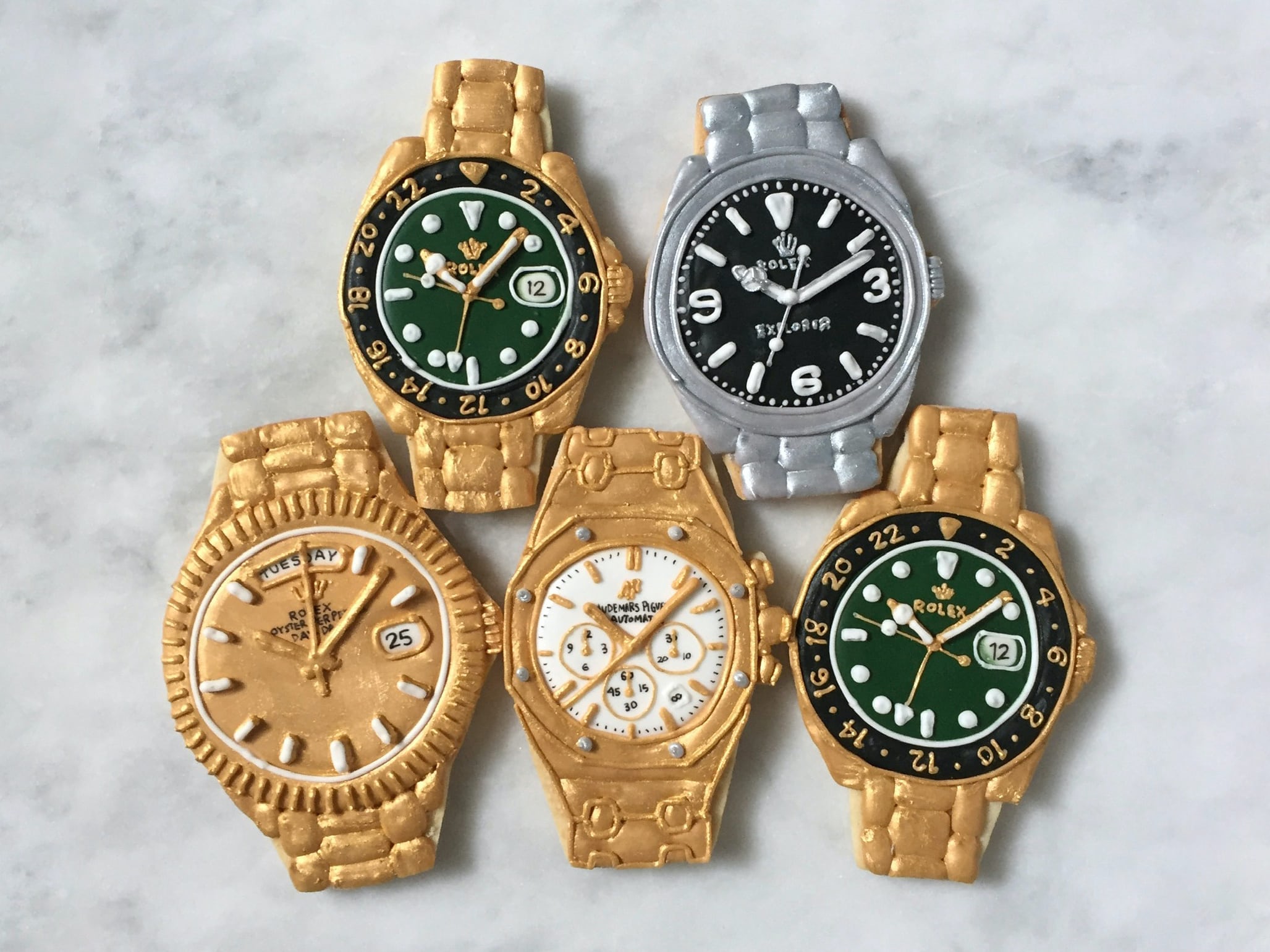 Meet the Baker Turning Rolex Patek Omega Watches Into Cookies