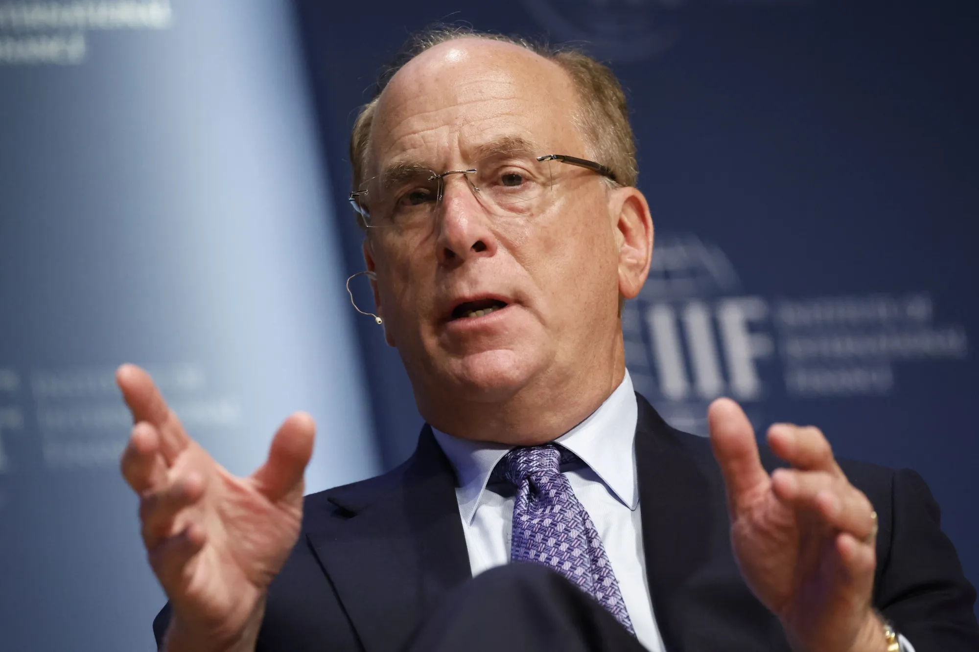 Larry Fink, chairman and chief executive officer of BlackRock.