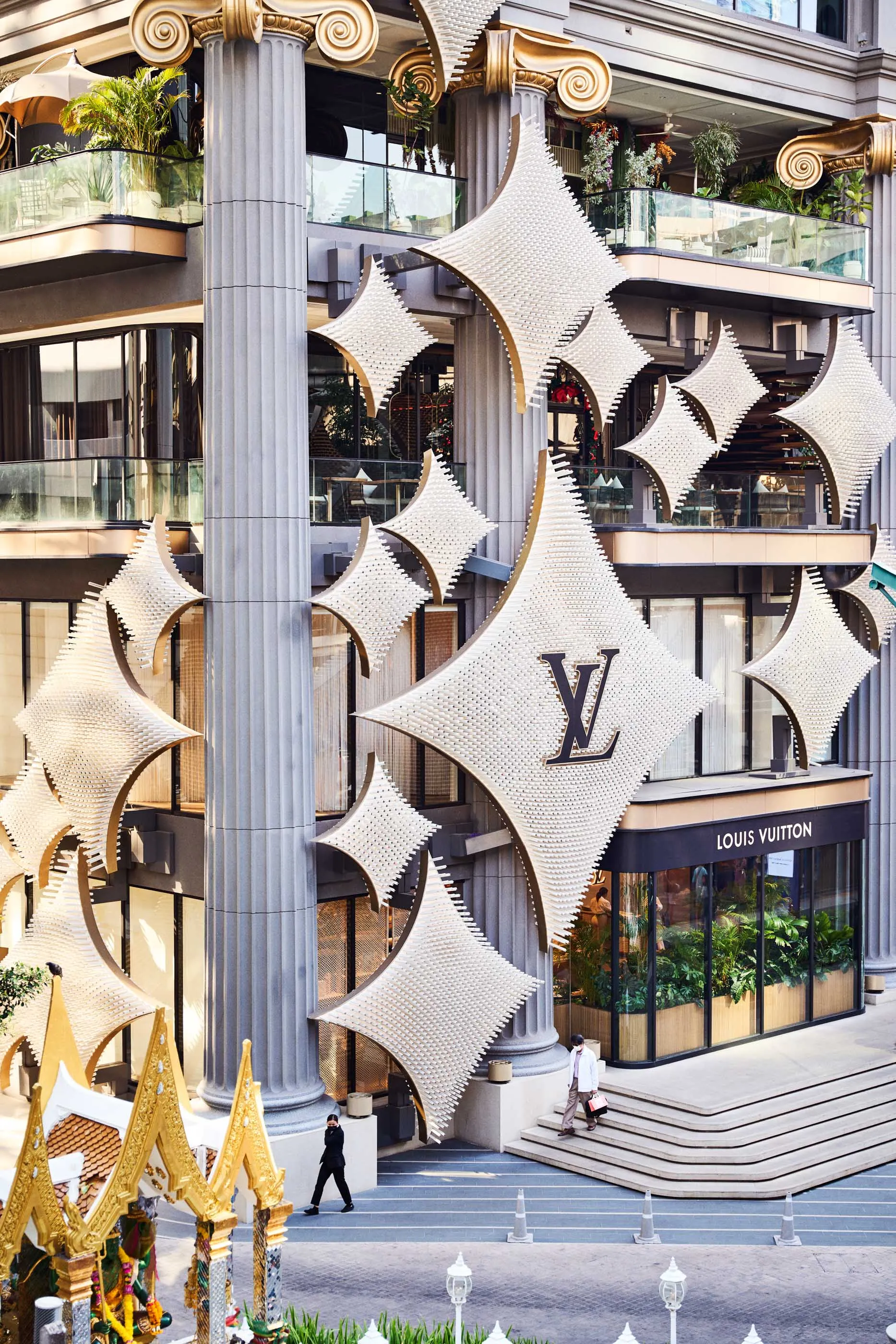 La boutique Louis Vuitton à Bangkok