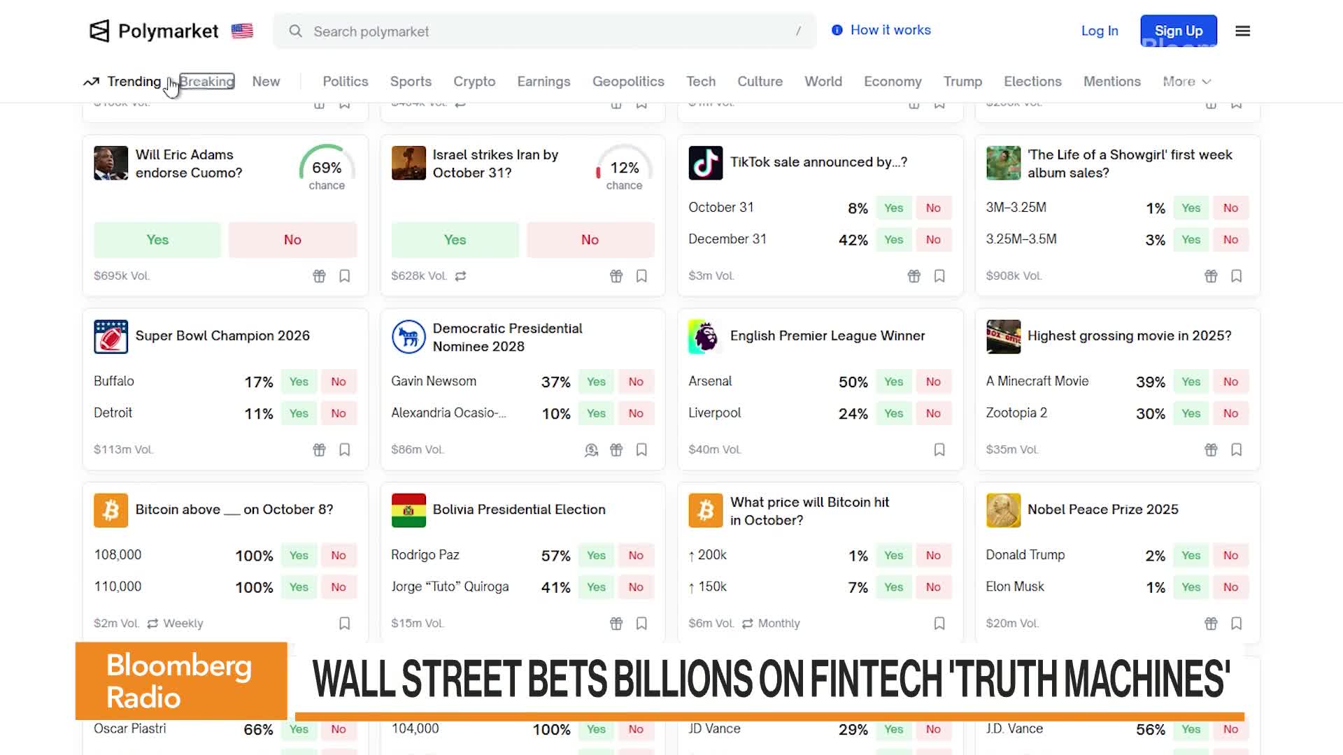 Watch Bets on Maduro, Jesus Show Promise and Risks of Prediction Boom -  Bloomberg