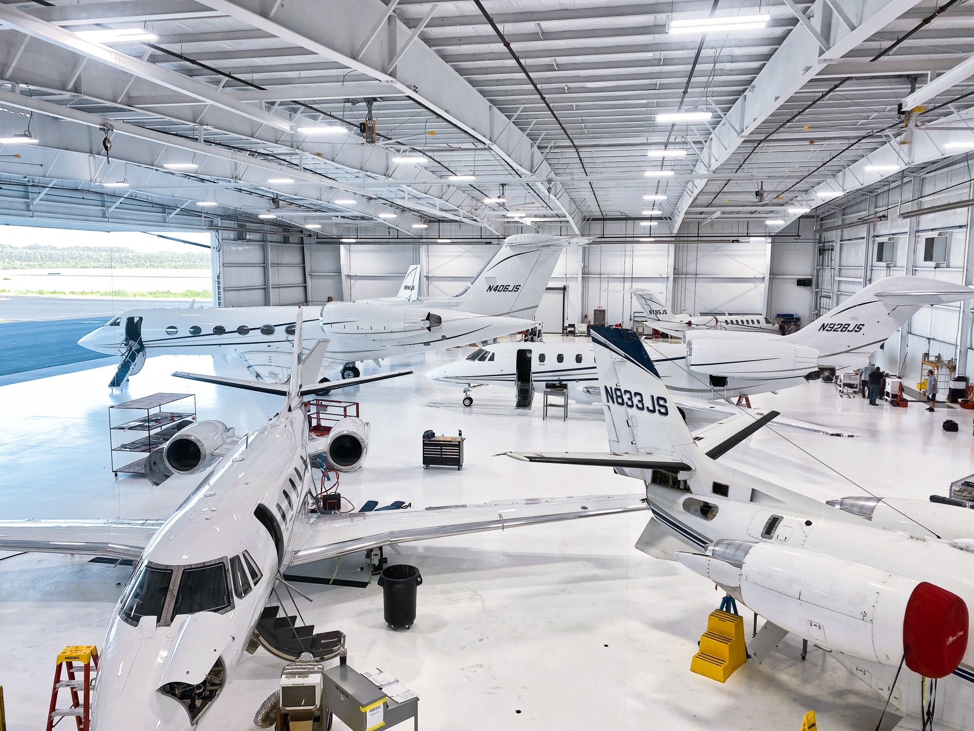 Why are aircraft hangars so much higher than any likely aircraft