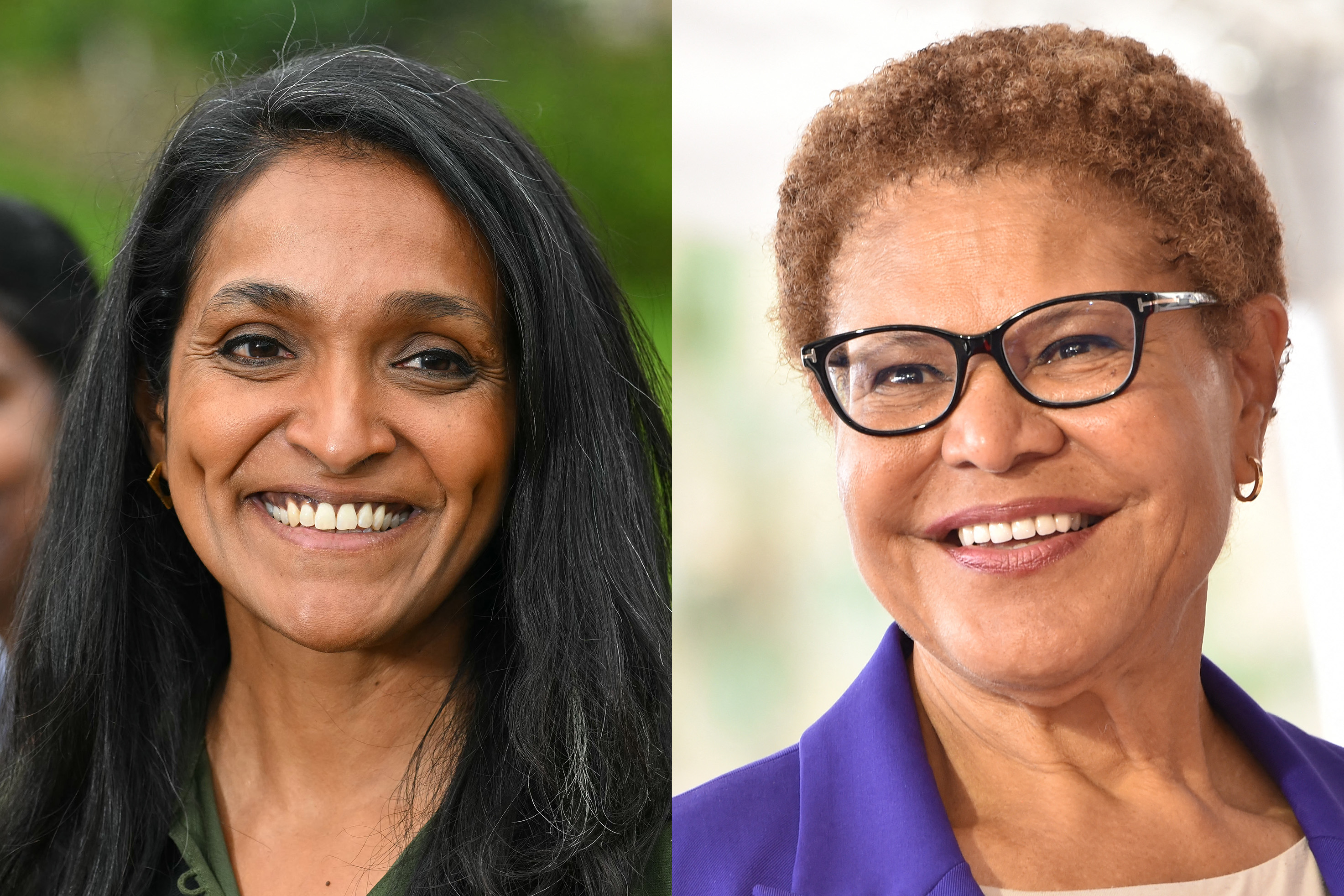 Nithya Raman and Karen Bass