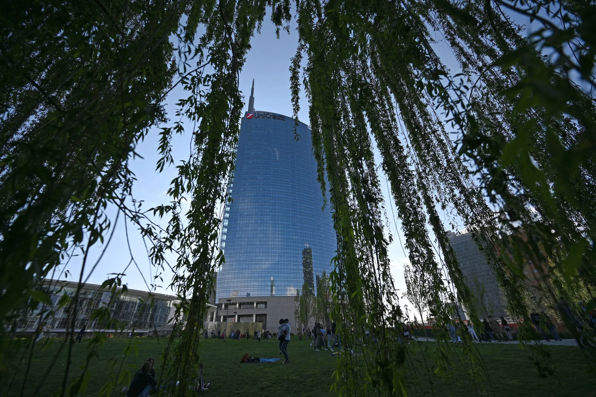 The headquarters of UniCredit SpA in Milan, Italy.