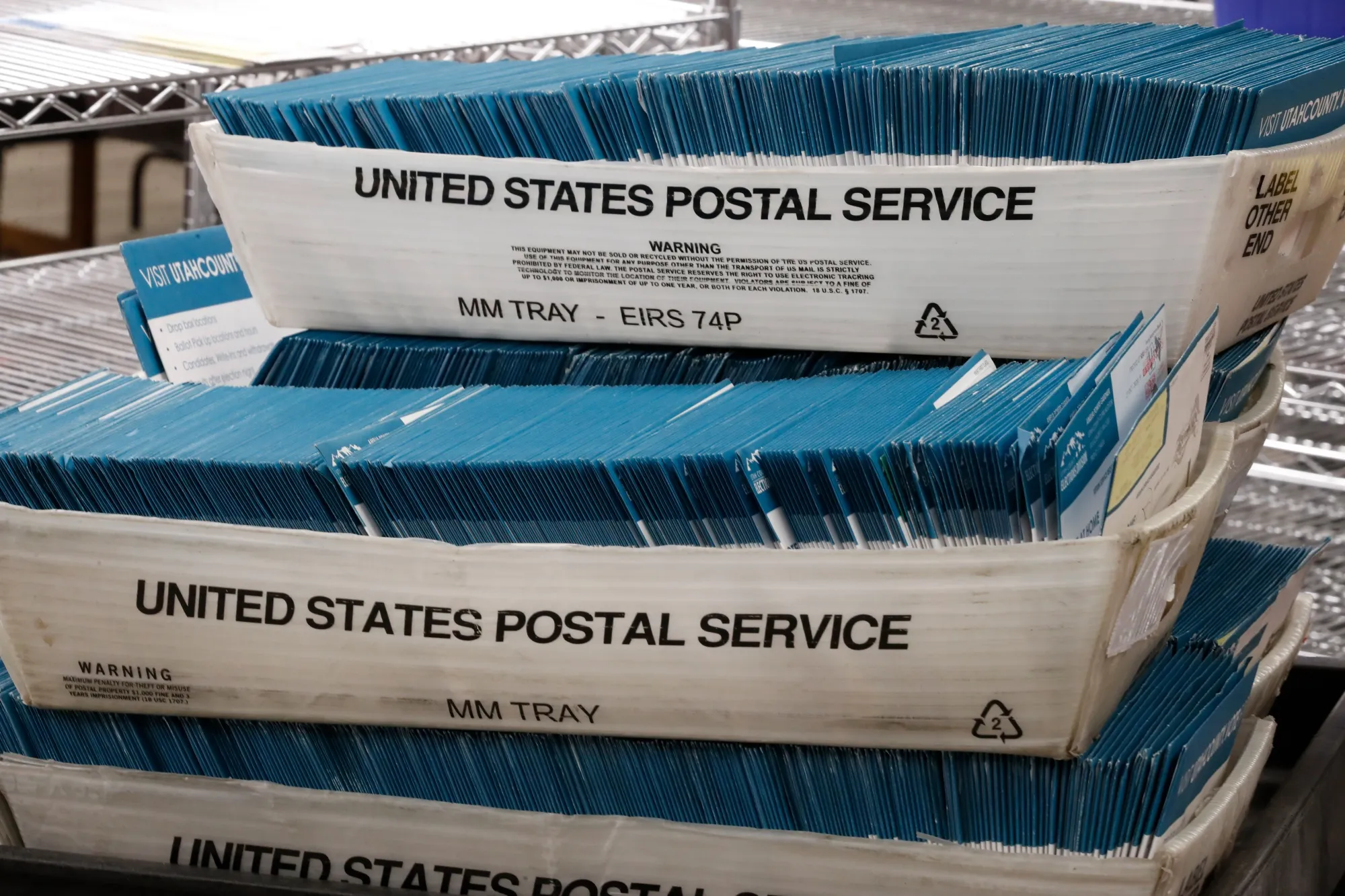 Utah Officials Count Ballots For 2020 U.S. Presidential Election