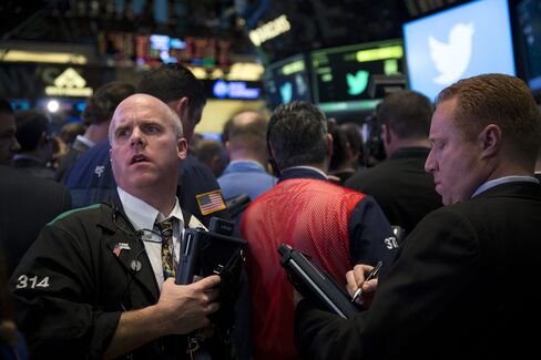 U.S. Stocks Fall as GDP Fuels Stimulus Concern; Twitter Soars