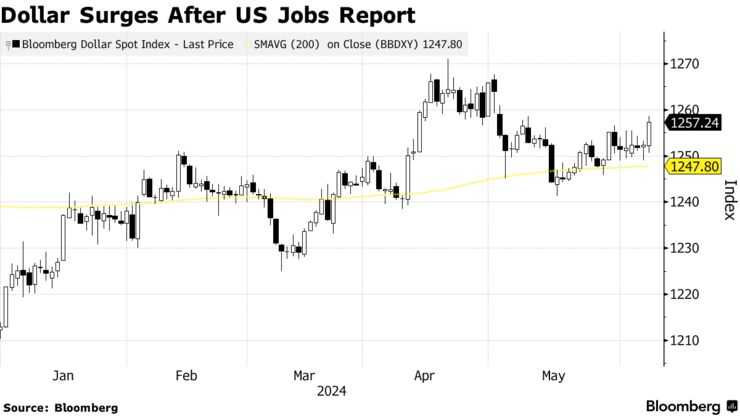 Dollar Surges After US Jobs Report