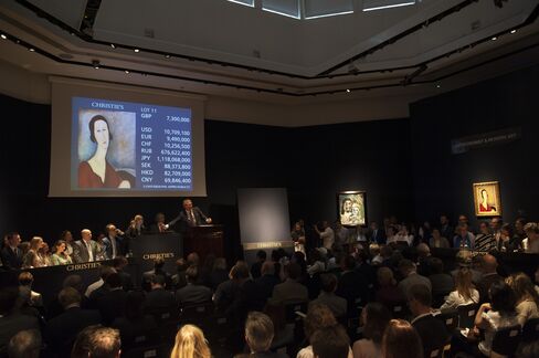 Christie’s Impressionist and modern evening auction in London on the eve of the Brexit vote.