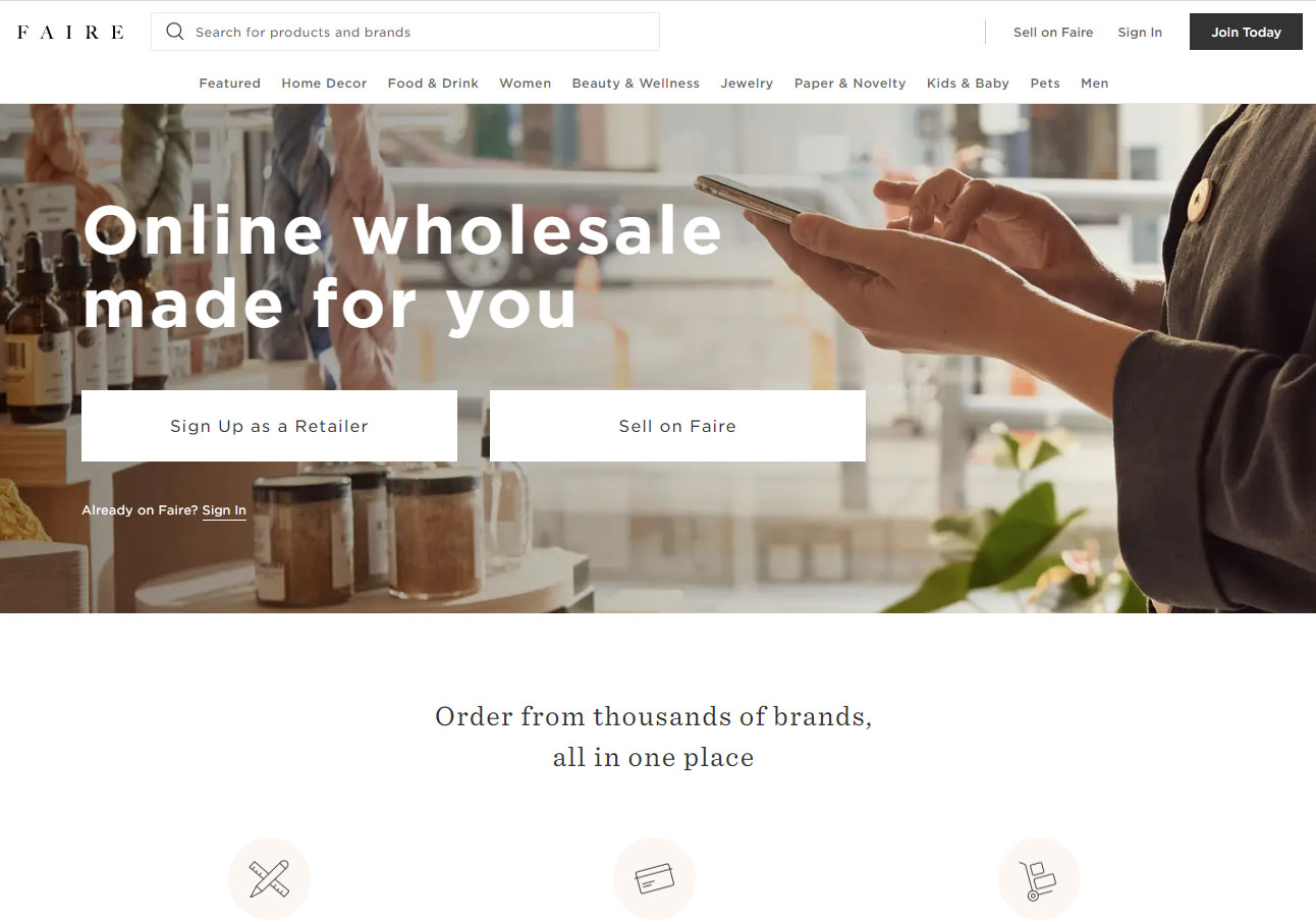 Faire – B2B Wholesale Marketplace