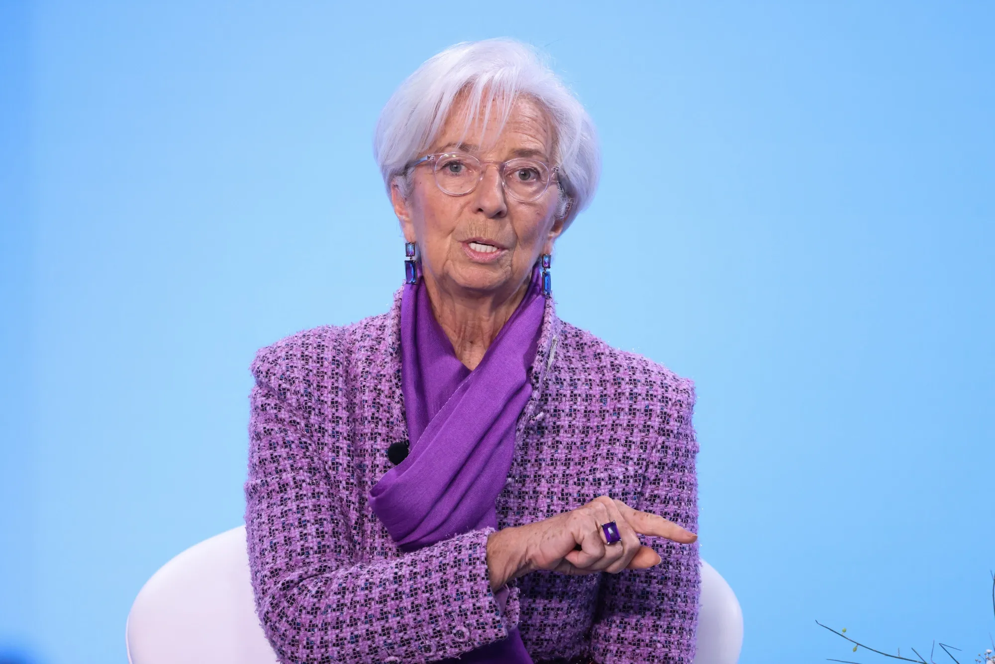 Christine Lagarde on March 7.