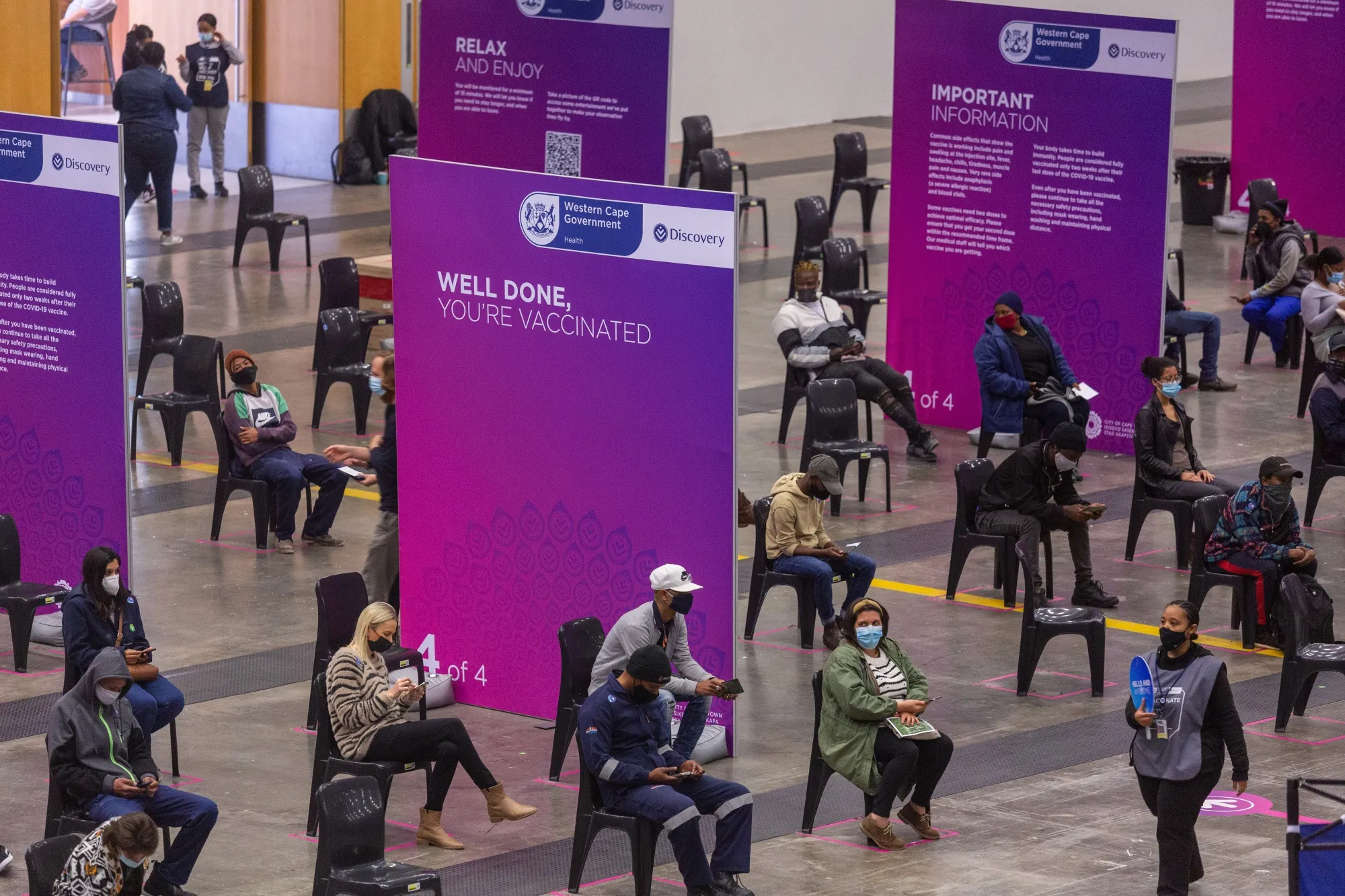 South African Vaccinations as Johnson & Johnson Weigh Booster Shot Trial
