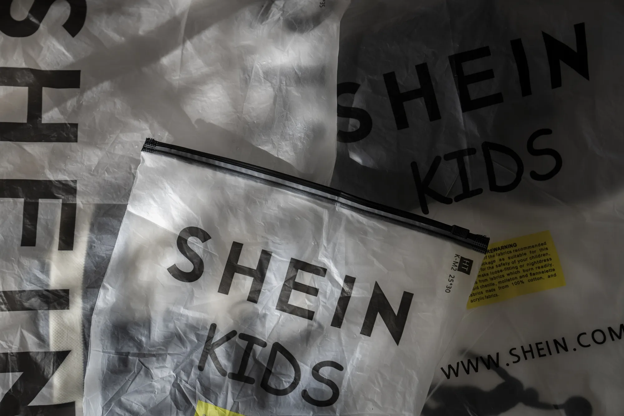Shein packages.