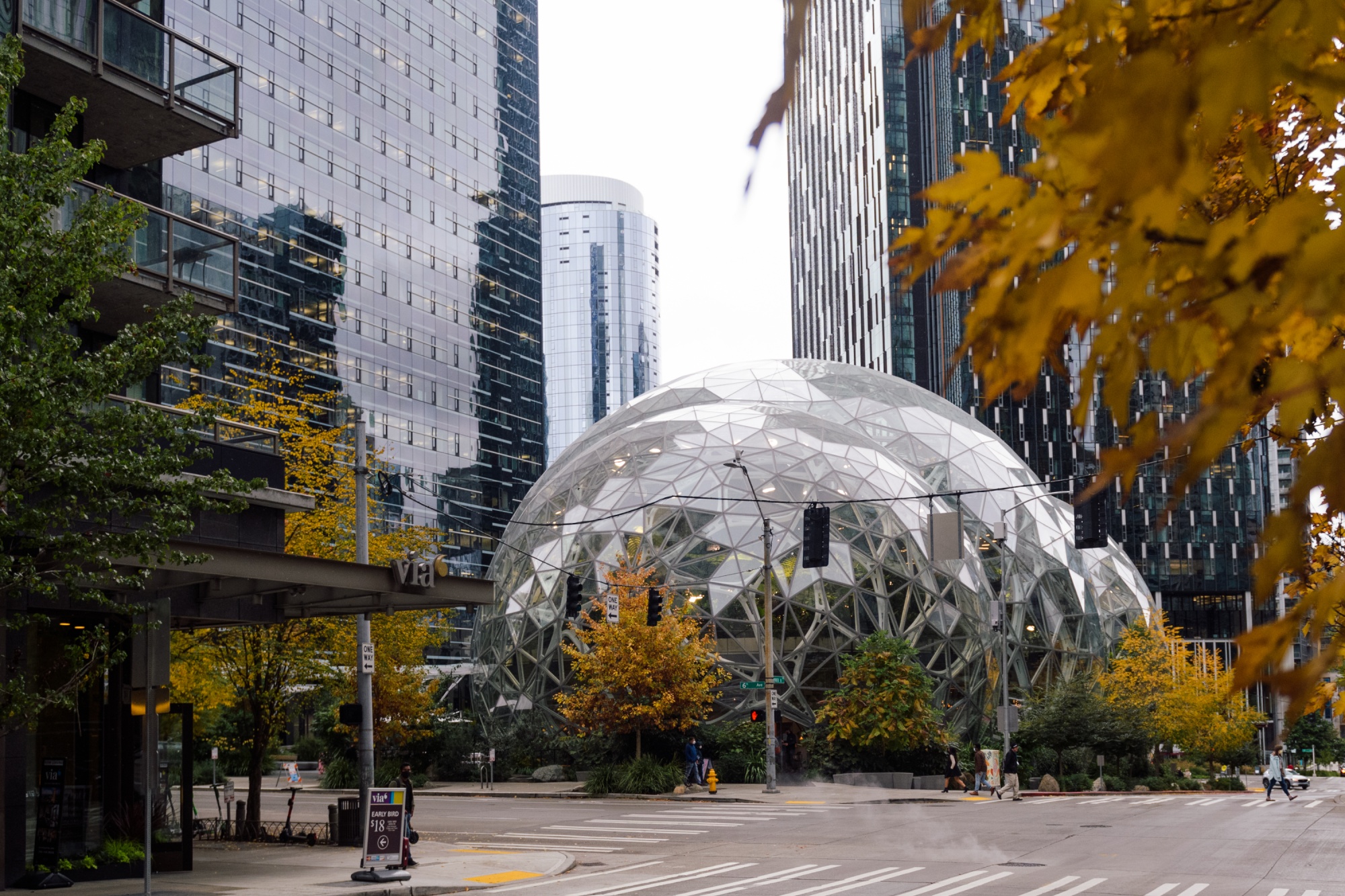 Amazon’s Seattle headquarters.