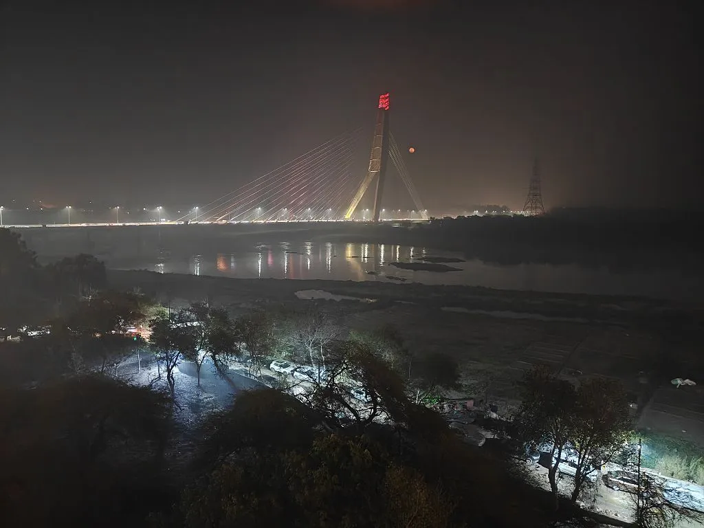 Air&nbsp;pollution over New Delhi, in recent days.