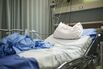 Finland, Helsinki, Empty hospital bed